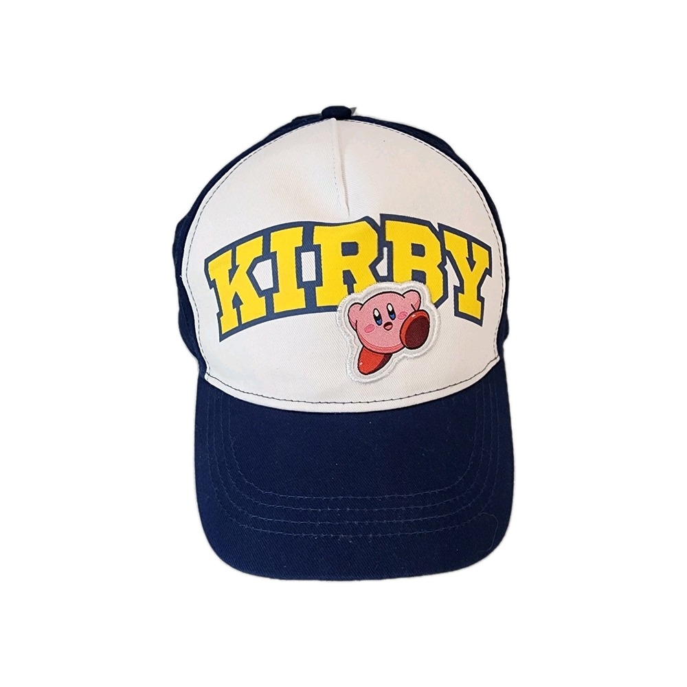 Nintendo Kirby Youth Baseball Hat Blue White One Size Adjustable Strap (NEW)